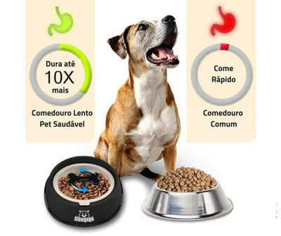 Comedouro - Lento Pet Saudável - MagazineInnovar