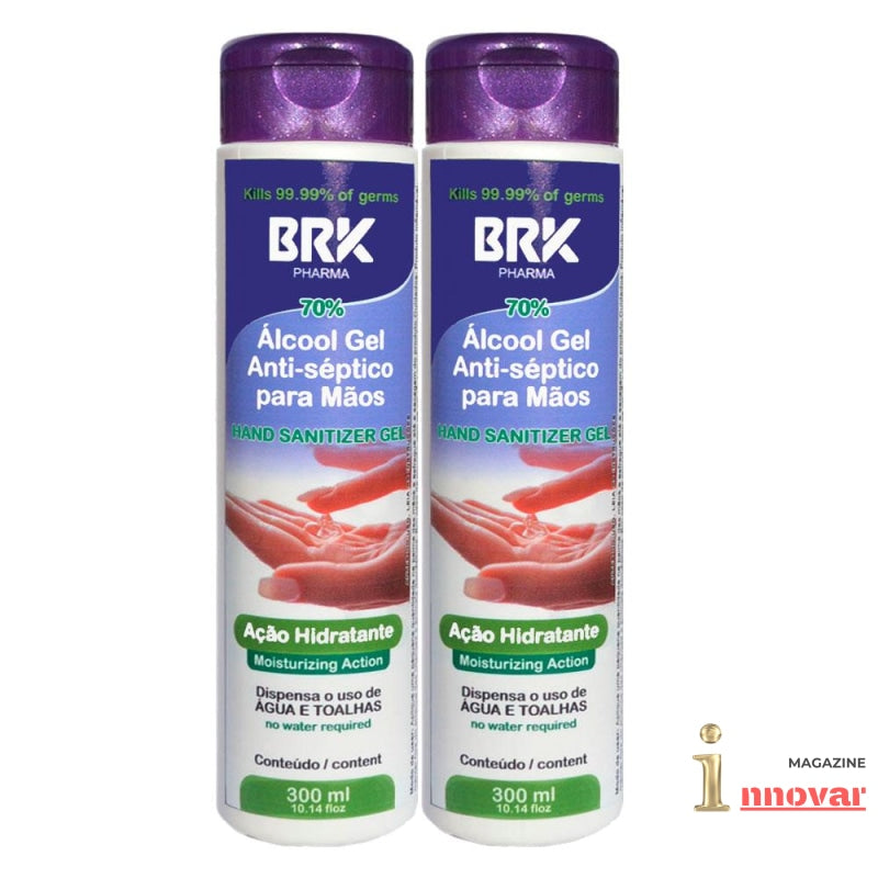 BRK Pharma Kit 2 UN Hidratante Gel para Mãos - MagazineInnovar