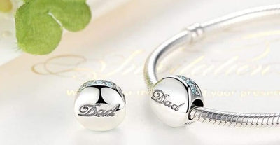 Charm Pendete de Prata Dad - MagazineInnovar